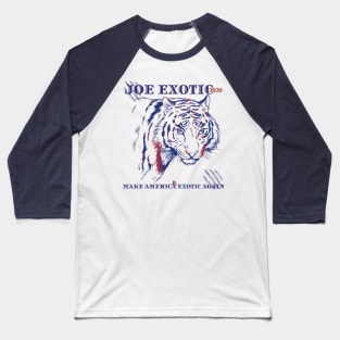 Funny Squatch King Threads Joe Exotic 2020 Make America Exotic Again Adult T-Shirt Baseball T-Shirt